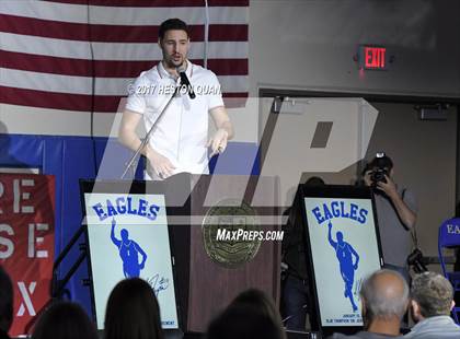 Thumbnail 1 in Klay Thompson Jersey Retirement Ceremony photogallery.