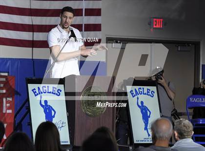 Thumbnail 2 in Klay Thompson Jersey Retirement Ceremony photogallery.