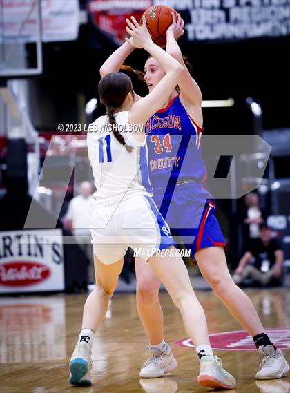 Thumbnail 1 in Jackson County vs Bell County (KHSAA Region 13 Quarterfinal) photogallery.