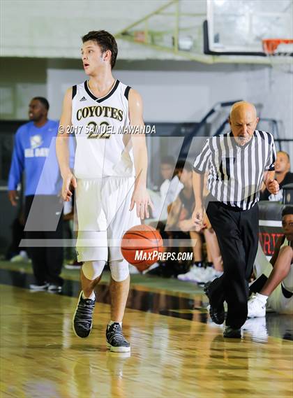 Thumbnail 1 in El Camino Real vs. Calabasas (West Valley Tip-Off) photogallery.