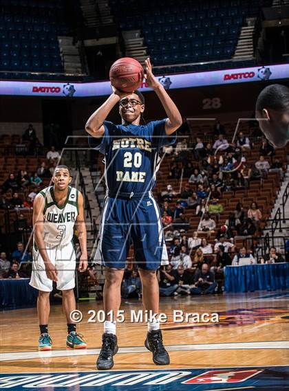 Thumbnail 2 in Notre Dame Catholic vs. Weaver (CIAC Class M Final) photogallery.
