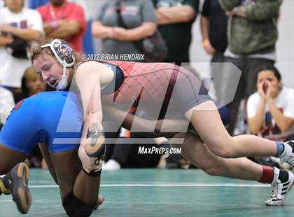 Thumbnail 1 in NCHSAA Women's Wrestling Invitational photogallery.