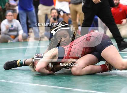 Thumbnail 1 in NCHSAA Women's Wrestling Invitational photogallery.