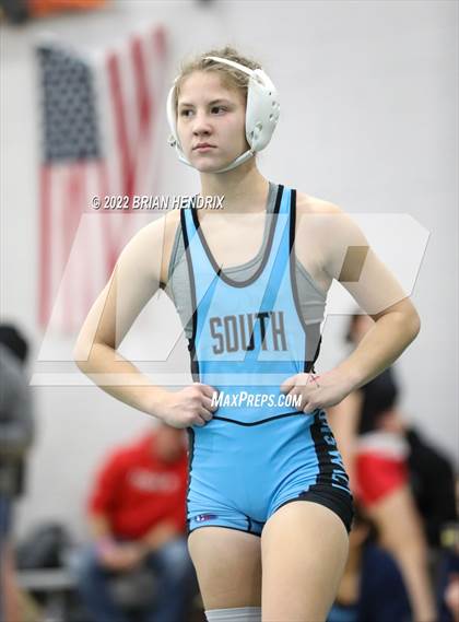 Thumbnail 1 in NCHSAA Women's Wrestling Invitational photogallery.