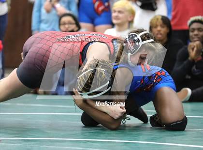Thumbnail 2 in NCHSAA Women's Wrestling Invitational photogallery.