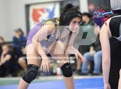 Thumbnail 2 in NCHSAA Women's Wrestling Invitational photogallery.