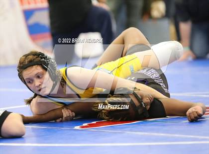 Thumbnail 1 in NCHSAA Women's Wrestling Invitational photogallery.