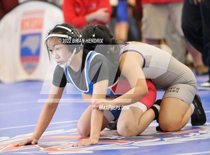 Thumbnail 1 in NCHSAA Women's Wrestling Invitational photogallery.