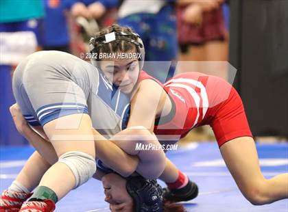 Thumbnail 1 in NCHSAA Women's Wrestling Invitational photogallery.