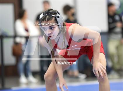 Thumbnail 2 in NCHSAA Women's Wrestling Invitational photogallery.