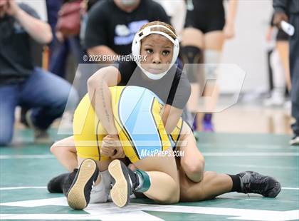 Thumbnail 1 in NCHSAA Women's Wrestling Invitational photogallery.