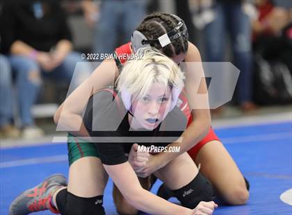 Thumbnail 2 in NCHSAA Women's Wrestling Invitational photogallery.