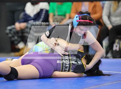 Thumbnail 1 in NCHSAA Women's Wrestling Invitational photogallery.