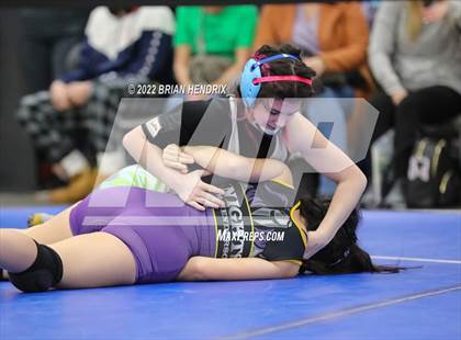 Thumbnail 3 in NCHSAA Women's Wrestling Invitational photogallery.