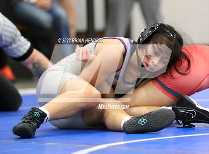 Thumbnail 2 in NCHSAA Women's Wrestling Invitational photogallery.