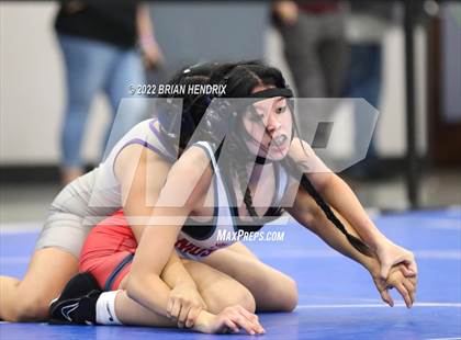 Thumbnail 2 in NCHSAA Women's Wrestling Invitational photogallery.