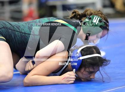 Thumbnail 3 in NCHSAA Women's Wrestling Invitational photogallery.