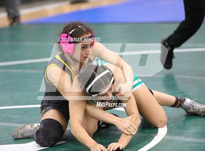 Thumbnail 2 in NCHSAA Women's Wrestling Invitational photogallery.