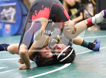 Thumbnail 1 in NCHSAA Women's Wrestling Invitational photogallery.
