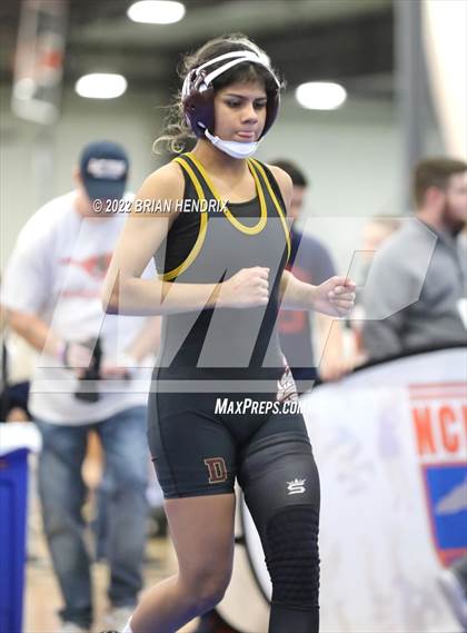 Thumbnail 2 in NCHSAA Women's Wrestling Invitational photogallery.