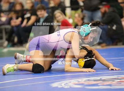 Thumbnail 2 in NCHSAA Women's Wrestling Invitational photogallery.