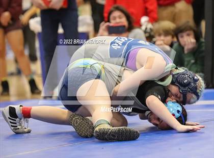 Thumbnail 1 in NCHSAA Women's Wrestling Invitational photogallery.