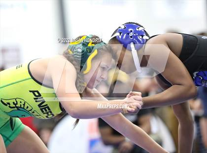 Thumbnail 3 in NCHSAA Women's Wrestling Invitational photogallery.