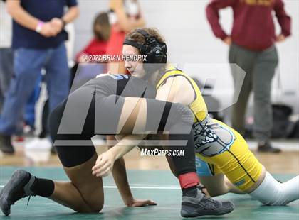 Thumbnail 3 in NCHSAA Women's Wrestling Invitational photogallery.