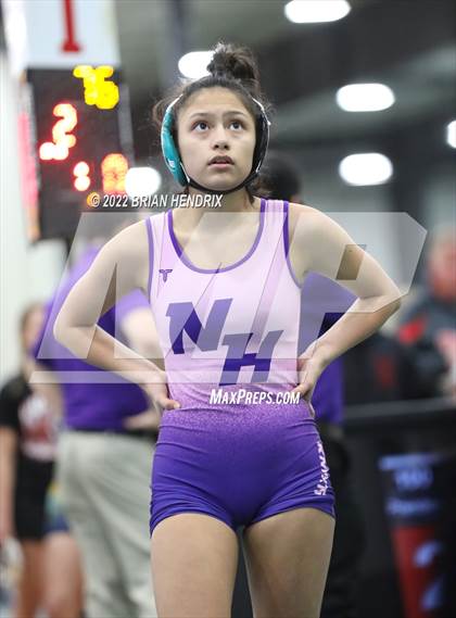 Thumbnail 3 in NCHSAA Women's Wrestling Invitational photogallery.