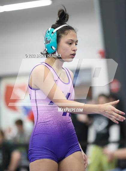 Thumbnail 2 in NCHSAA Women's Wrestling Invitational photogallery.