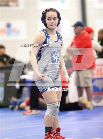 Thumbnail 2 in NCHSAA Women's Wrestling Invitational photogallery.