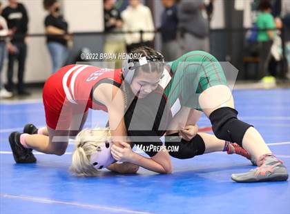 Thumbnail 1 in NCHSAA Women's Wrestling Invitational photogallery.