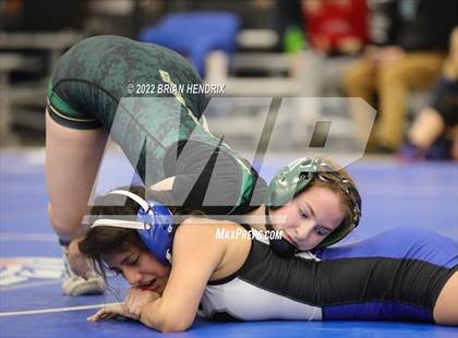Thumbnail 1 in NCHSAA Women's Wrestling Invitational photogallery.