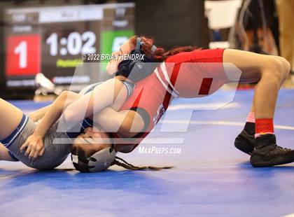 Thumbnail 2 in NCHSAA Women's Wrestling Invitational photogallery.