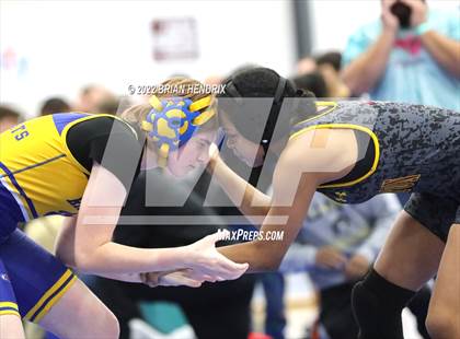 Thumbnail 3 in NCHSAA Women's Wrestling Invitational photogallery.