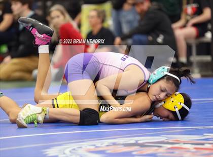 Thumbnail 2 in NCHSAA Women's Wrestling Invitational photogallery.