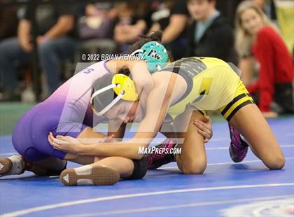 Thumbnail 1 in NCHSAA Women's Wrestling Invitational photogallery.