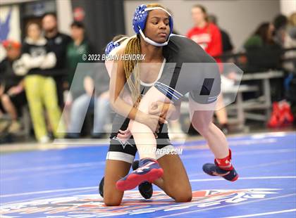 Thumbnail 1 in NCHSAA Women's Wrestling Invitational photogallery.