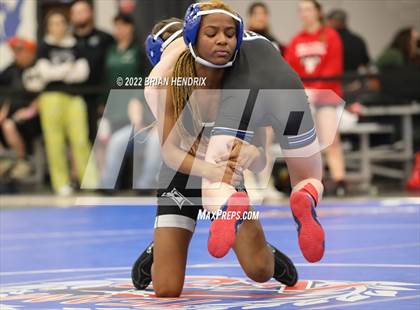 Thumbnail 3 in NCHSAA Women's Wrestling Invitational photogallery.