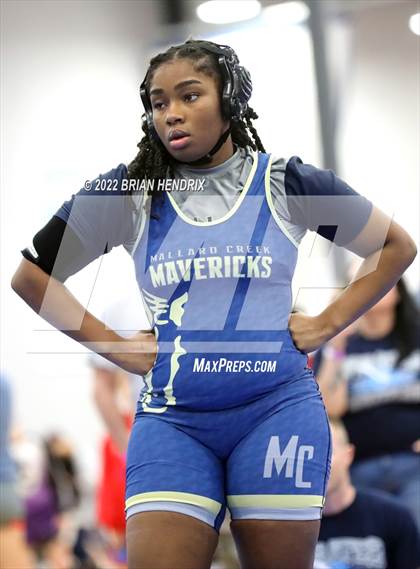 Thumbnail 1 in NCHSAA Women's Wrestling Invitational photogallery.