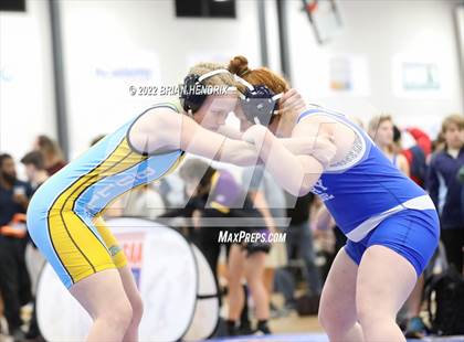 Thumbnail 1 in NCHSAA Women's Wrestling Invitational photogallery.