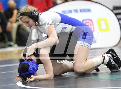 Thumbnail 2 in NCHSAA Women's Wrestling Invitational photogallery.