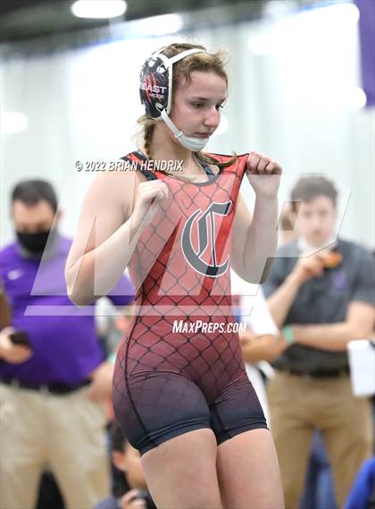 Thumbnail 1 in NCHSAA Women's Wrestling Invitational photogallery.