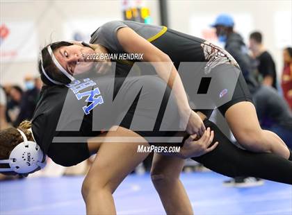 Thumbnail 3 in NCHSAA Women's Wrestling Invitational photogallery.
