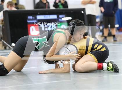 Thumbnail 1 in NCHSAA Women's Wrestling Invitational photogallery.