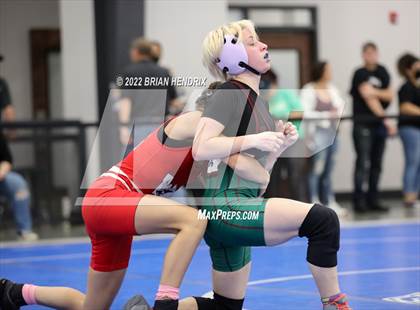 Thumbnail 1 in NCHSAA Women's Wrestling Invitational photogallery.