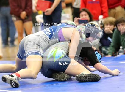 Thumbnail 2 in NCHSAA Women's Wrestling Invitational photogallery.