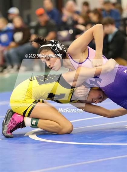 Thumbnail 1 in NCHSAA Women's Wrestling Invitational photogallery.