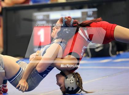 Thumbnail 3 in NCHSAA Women's Wrestling Invitational photogallery.