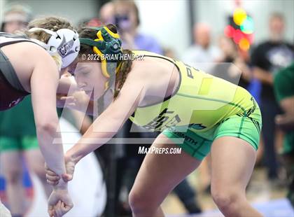 Thumbnail 3 in NCHSAA Women's Wrestling Invitational photogallery.